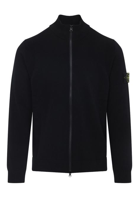 stretch rws wool zip jumper man black STONE ISLAND | K2S15 5100062 S00A1V0029